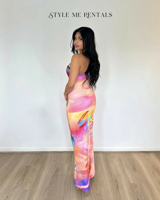 HNTR the Label Lotus Maxi Sunset Dress