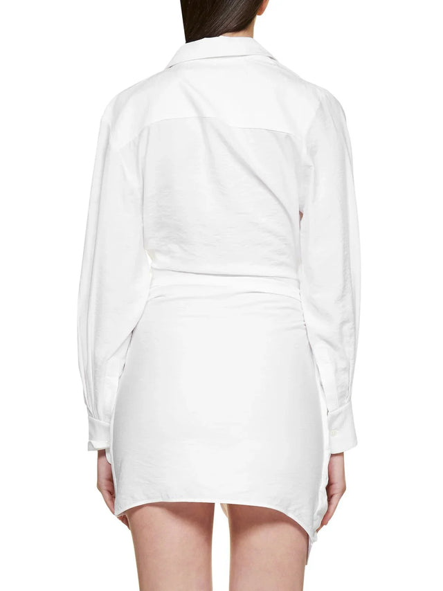 Jacquemus Ruched Mini Dress - Passion For Fashion