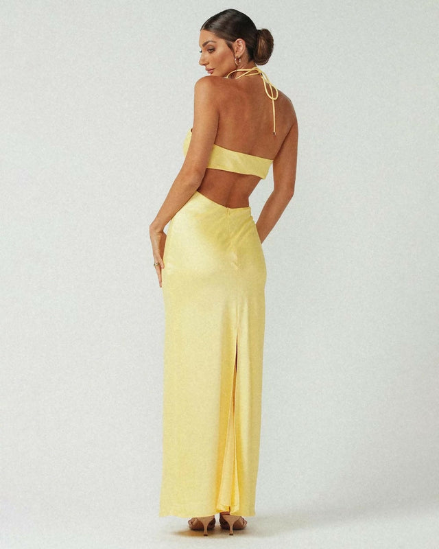 JGR & STN Ruby Maxi Dress - 10 / Yellow - Dresses