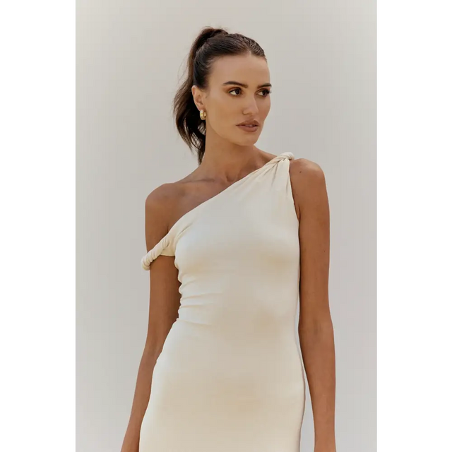 Johansen - The Long Poppy Dress - Cream - Dresses