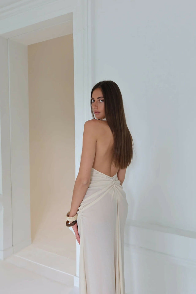 Johansen The Nala Gown in Cream - Dresses