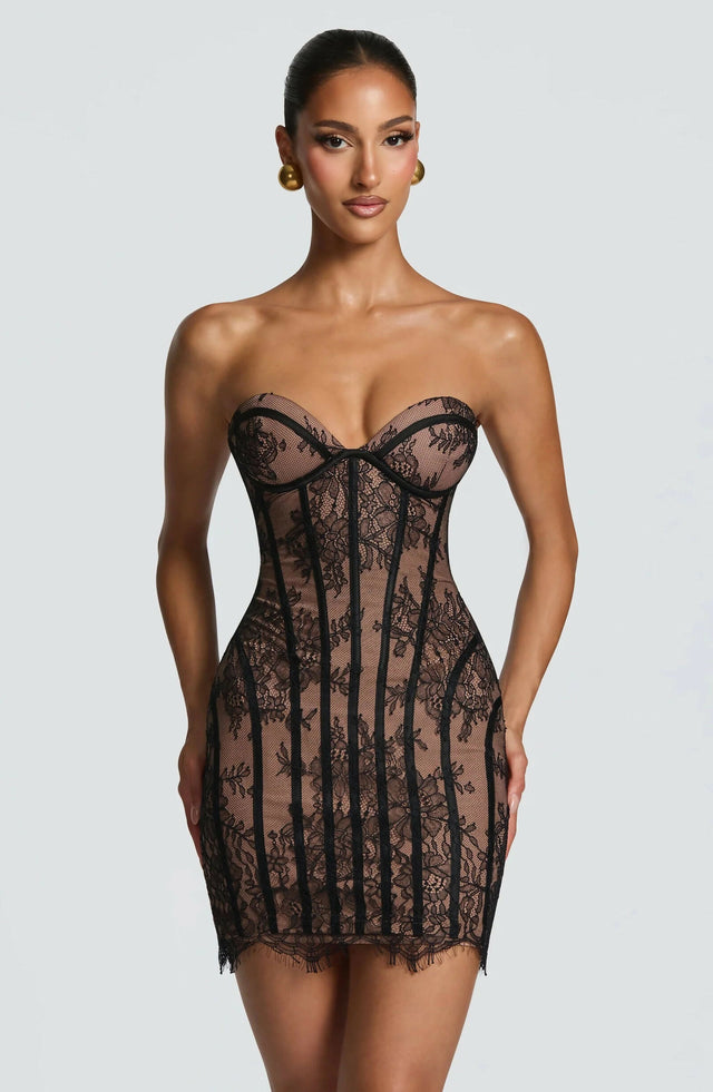 Babyboo Sian Mini Dress Black