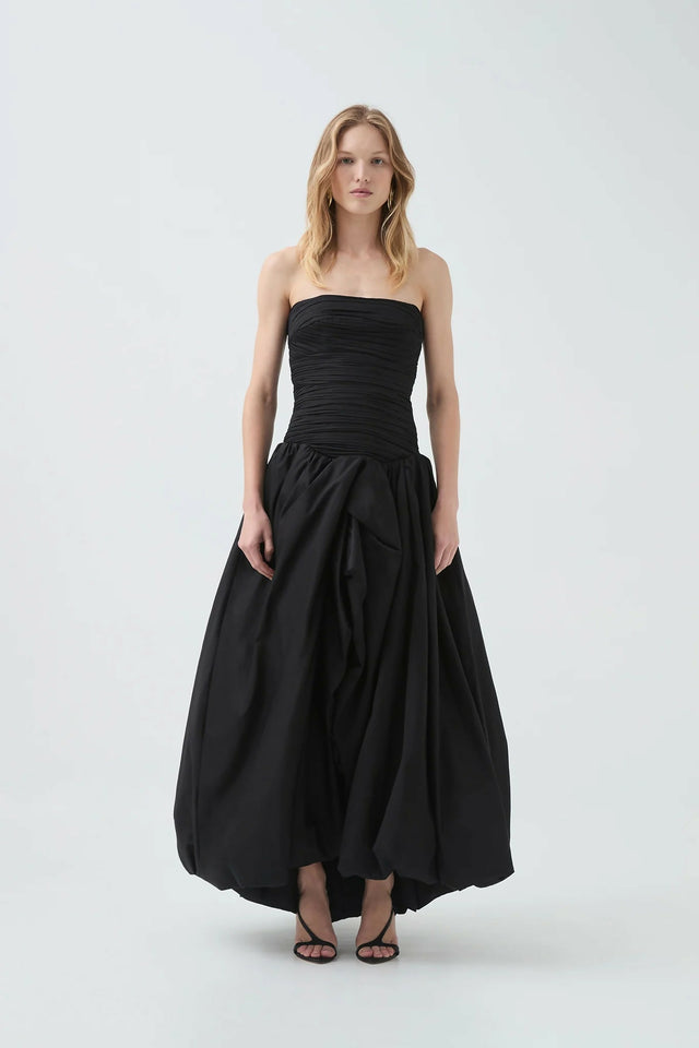 Aje Violette Bubble Hem Maxi Dress