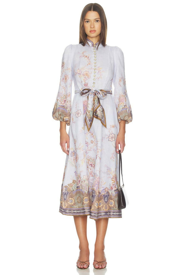 Zimmermann Luna Button Midi Dress