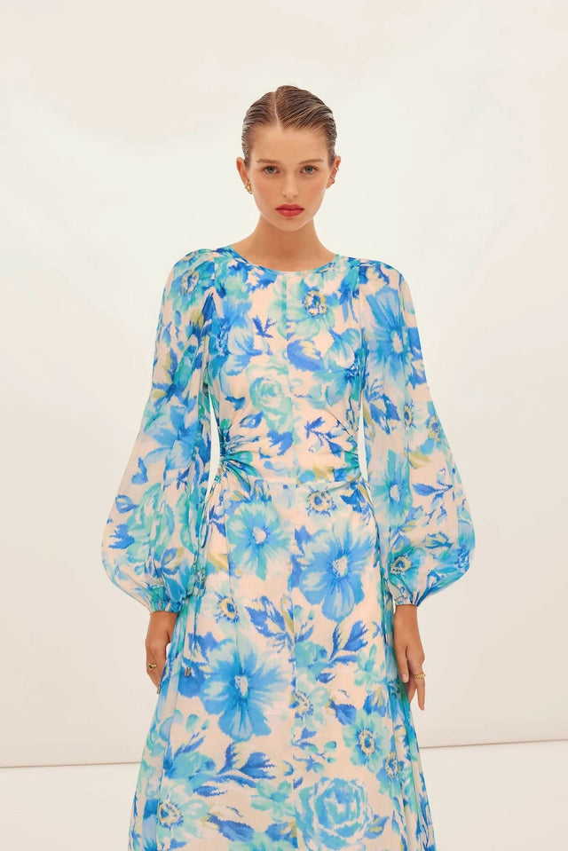 Kate Ford Hispanica Gown Calla Print Size 2 (AU 10) - 10 / Floral - Dresses