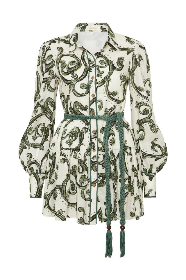 Kate Ford - Kate Ford Zelie Short Shirt Dress Size 2