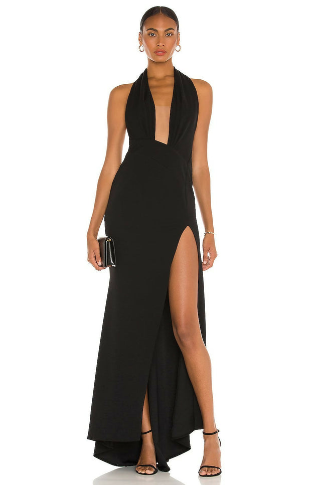 Katie May Legs For Days Gown - 6 / Black - Dresses