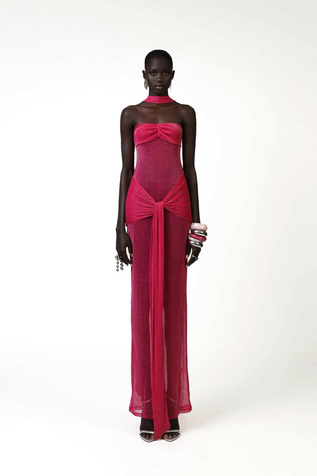 Khanums Kesca Maxi Gown Pink - 8 / Pink - Dresses