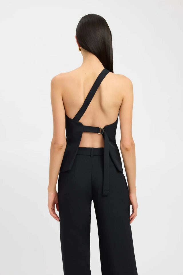Kookai Ariel Buckle Top + Lowrise Pants Black - 8 / Black - Outfit Sets
