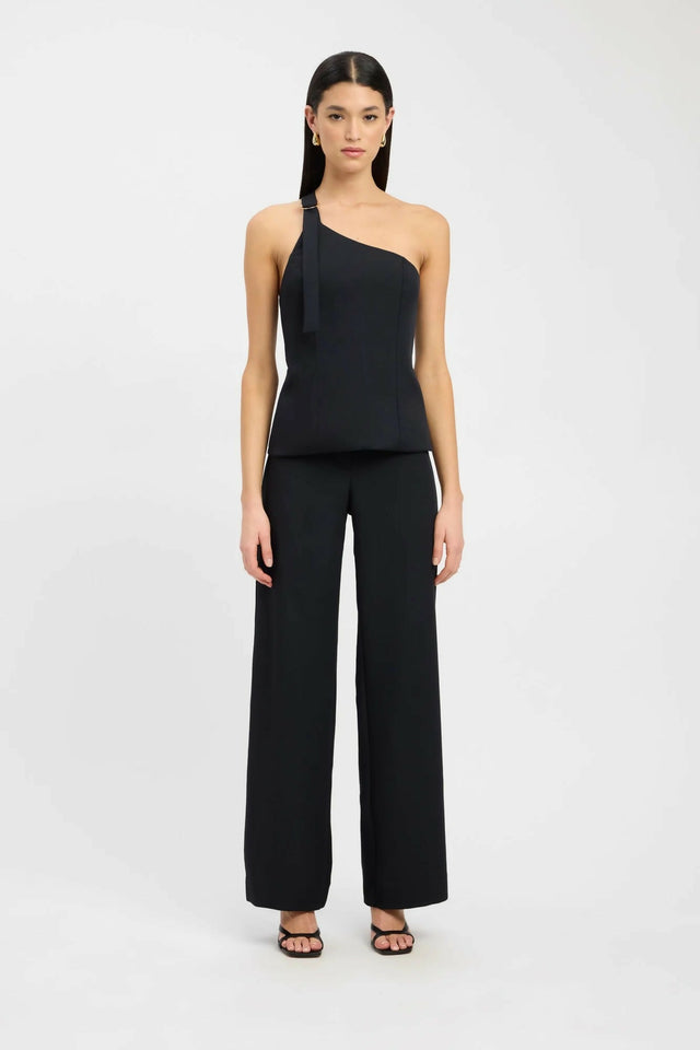 Kookai Ariel Buckle Top + Lowrise Pants Black - 8 / Black - Outfit Sets
