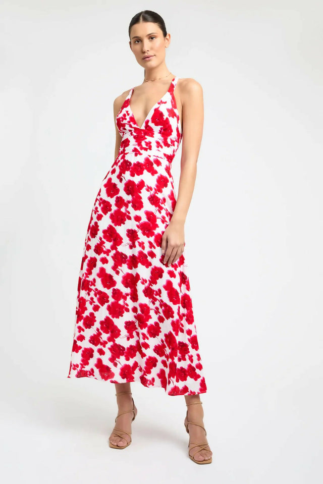 Kookai Bonita Vee Dress - 10 / Print - Dresses