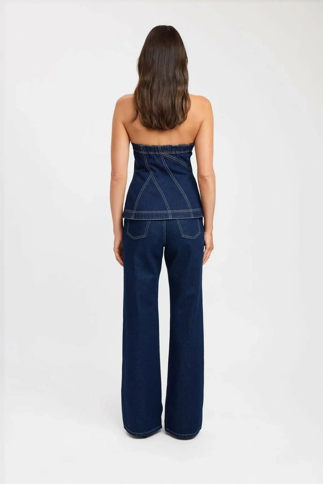 Kookai Cooper Top + Ezra Jeans Set - 8 / Blue - Outfit Sets