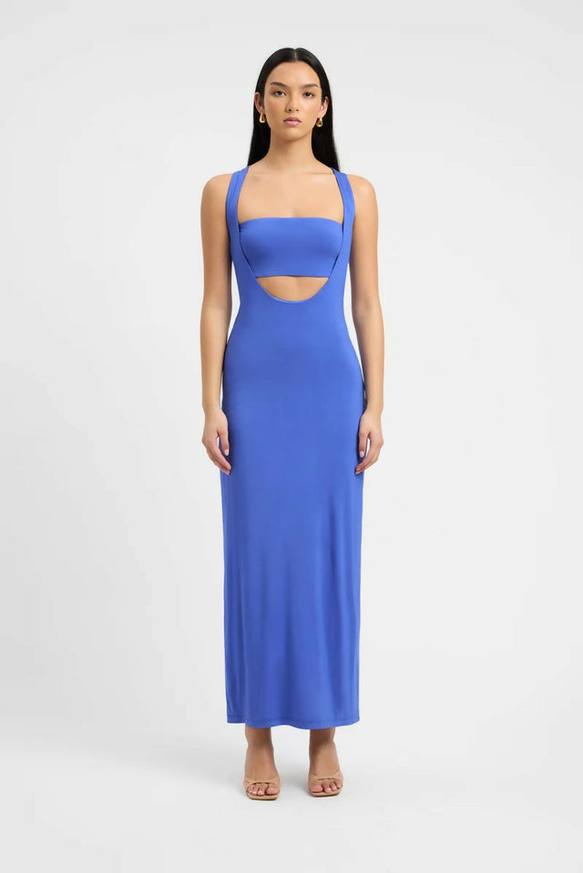 Kookai Mila Maxi Dress in Electric Blue - 6 / Blue - Dresses