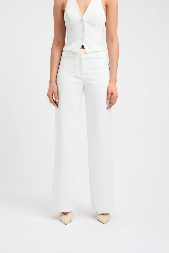 Kookai Oyster Vest Set Ivory - 8 / White - Outfit Sets