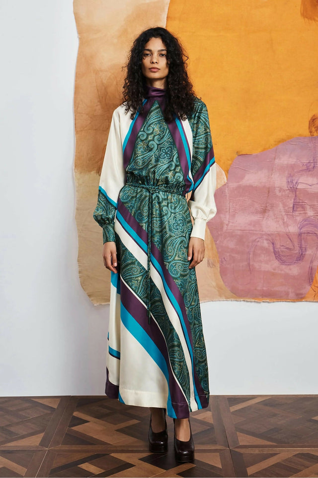 Alemais Joni Silk Midi Dress