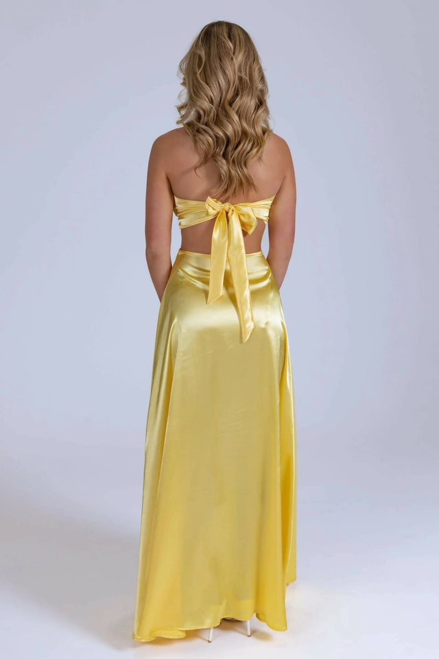 Lane And Sass Lucy Gown in Lemon - 8 / Yellow - Dresses