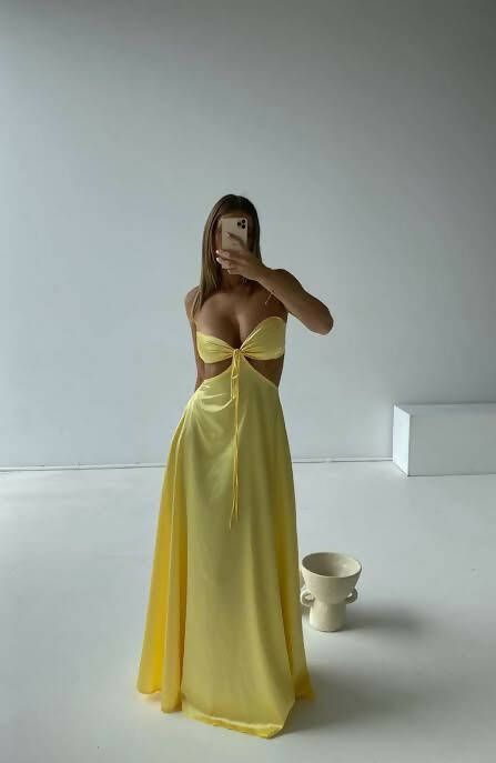 Lane And Sass Lucy Gown in Lemon - 8 / Yellow - Dresses