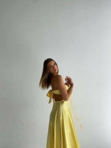 Lane And Sass Lucy Gown in Lemon - 8 / Yellow - Dresses