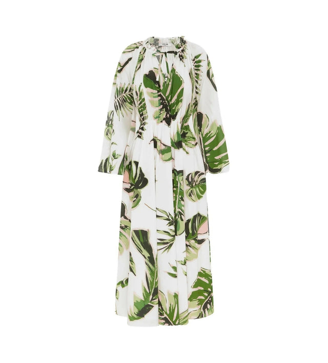 Leo Lin Alexia Midi Dress in Botanica Print Size 16 - 16 / Print - Dresses