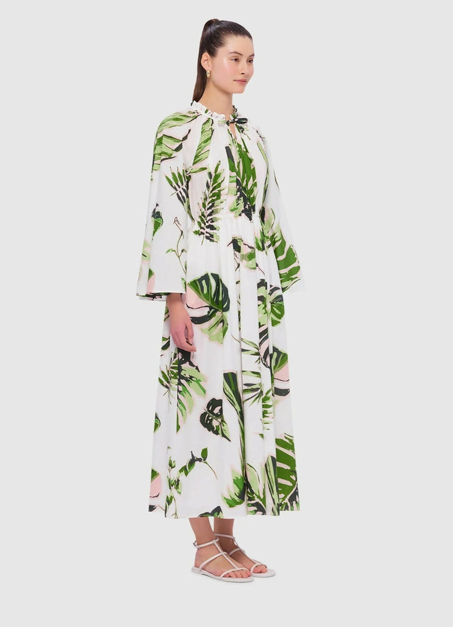 Leo Lin Alexia Midi Dress in Botanica Print Size 16 - 16 / Print - Dresses