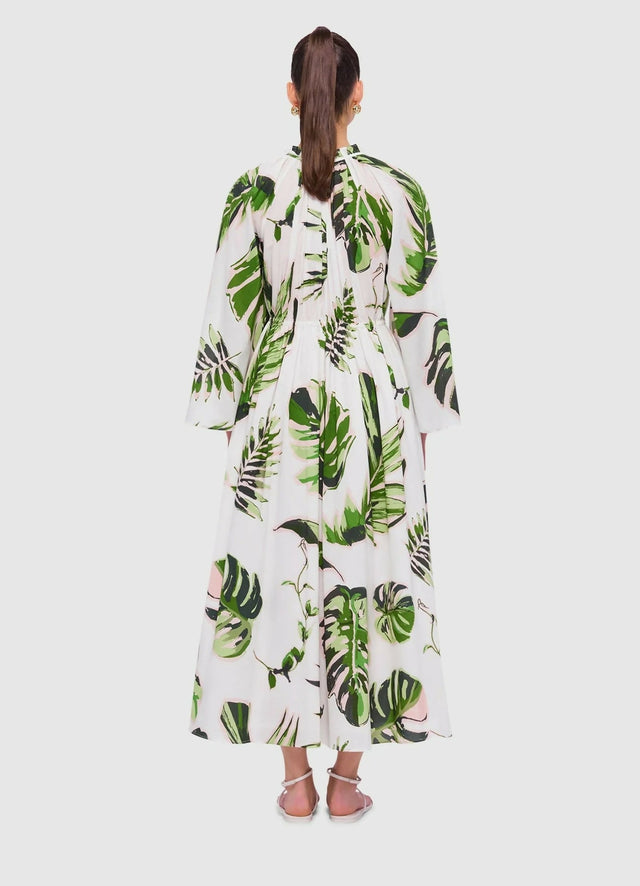 Leo Lin Alexia Midi Dress in Botanica Print Size 16 - 16 / Print - Dresses