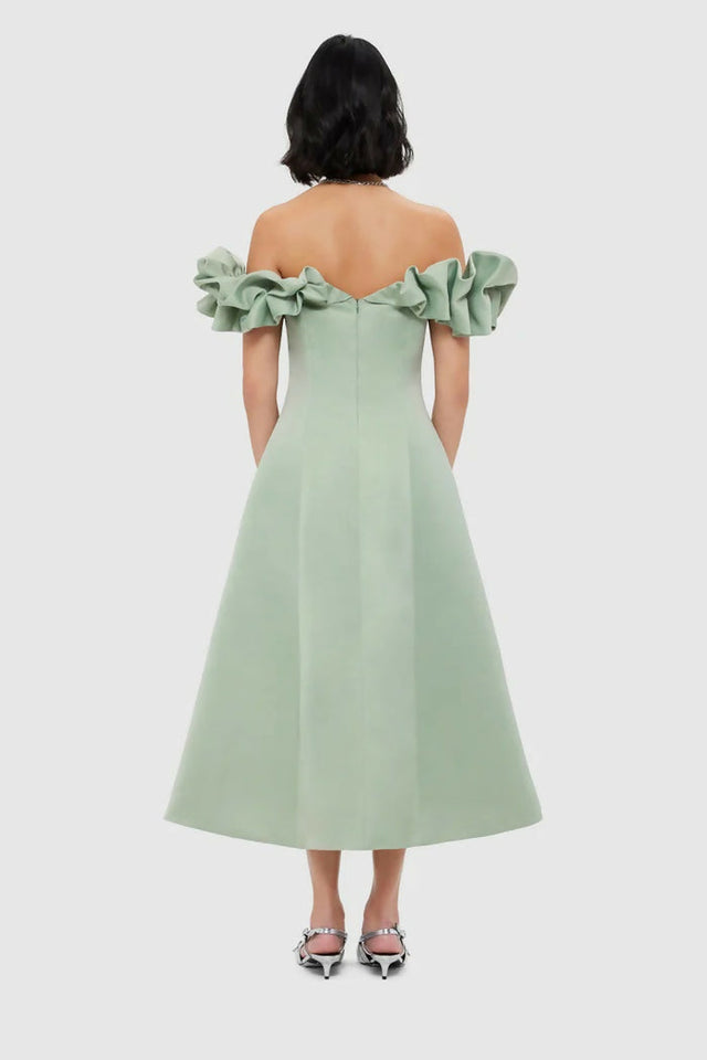 AnnieOffShoulderFrillMidiDress-Sage6