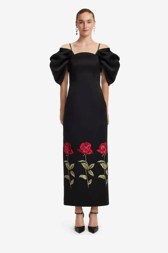 Arabella Embriodered Maxi - Maxi Dress