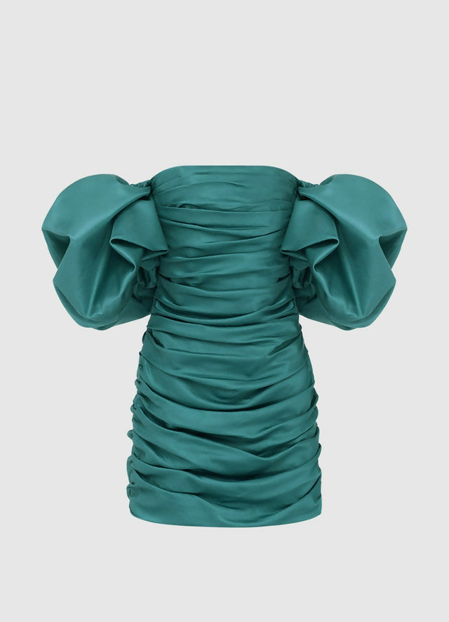 BrendaPuffySleeveMiniDress-Teal-LLPF23175-3-R