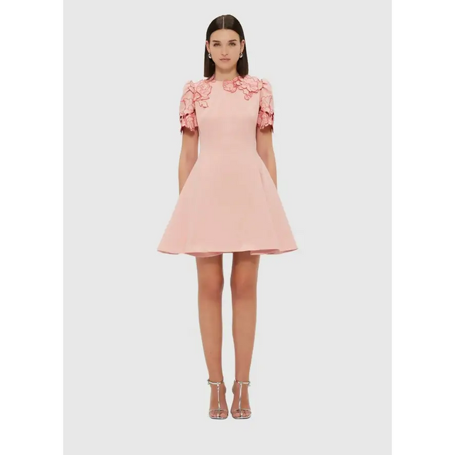 Leo Lin ’Elyse’ Mini Dress - Light Rose - 8 / Pink - Dresses