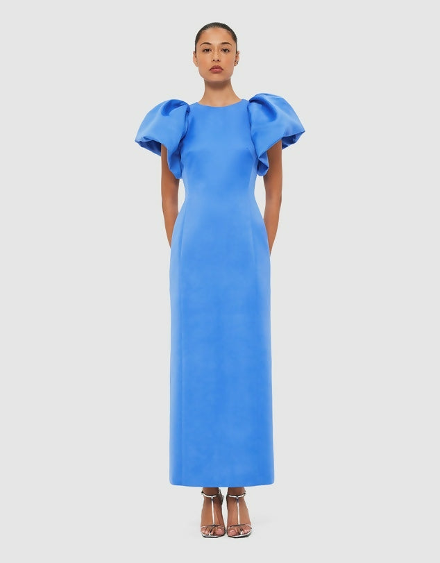 Leo Lin Lucinda Maxi Blue Steel Size 8,10,12,14 - Dresses