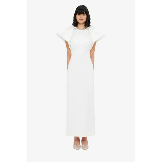 Leo Lin - Lucinda Maxi Dress - 12 / White - Dresses