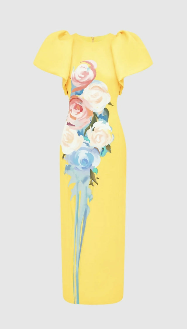 Leo Lin Lucinda Maxi Dress - Bouquet Print - 8 / Print - Dresses