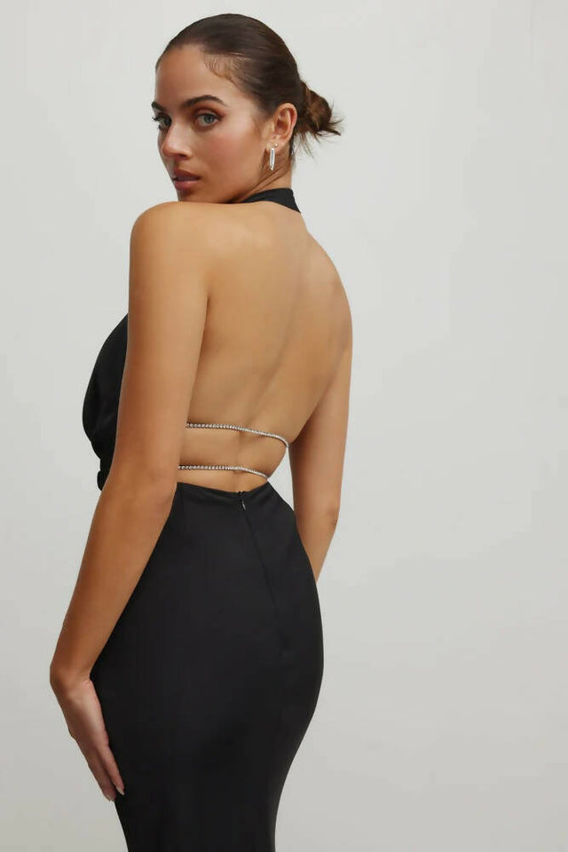 Lexi Clothing Polaris Gown in Black - Dresses