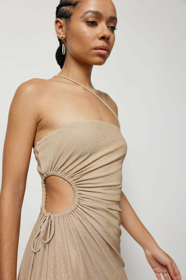 Lexi Juno Dress | Champagne - 12 / Nude - Dresses