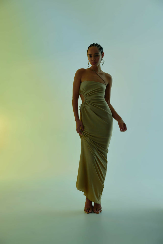Lexi Juno Dress | Champagne - 12 / Nude - Dresses