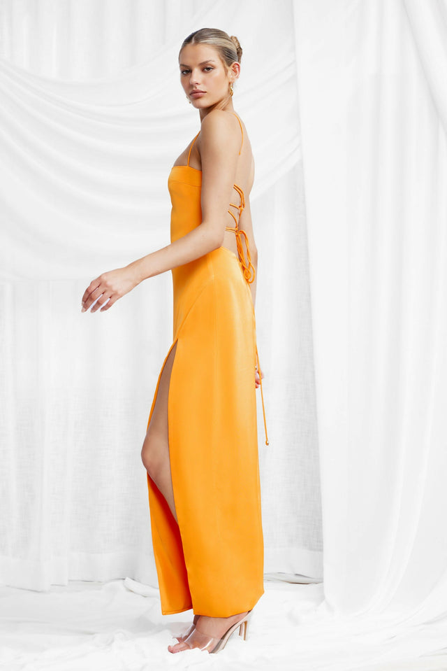 Lexi Orlando Dress | Mango - 12 / Orange - Dresses