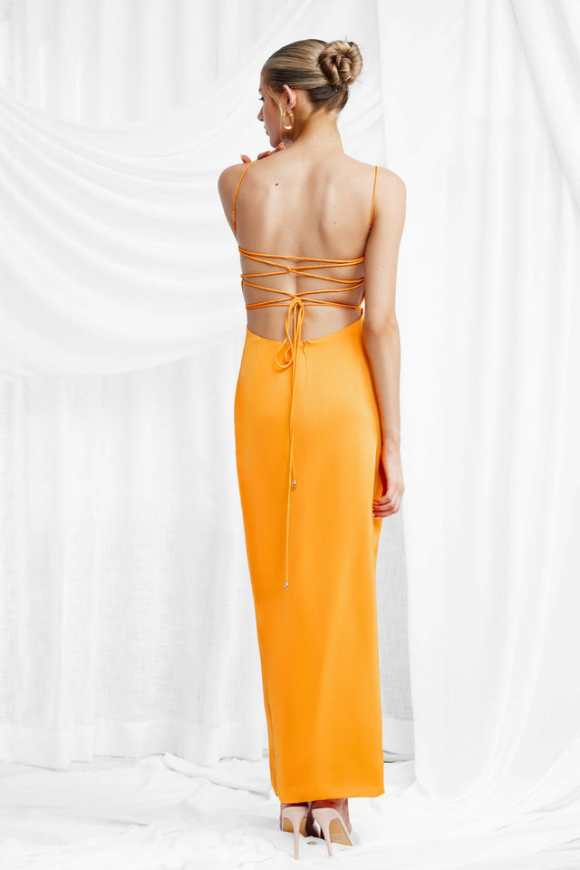 Lexi Orlando Dress | Mango - 12 / Orange - Dresses
