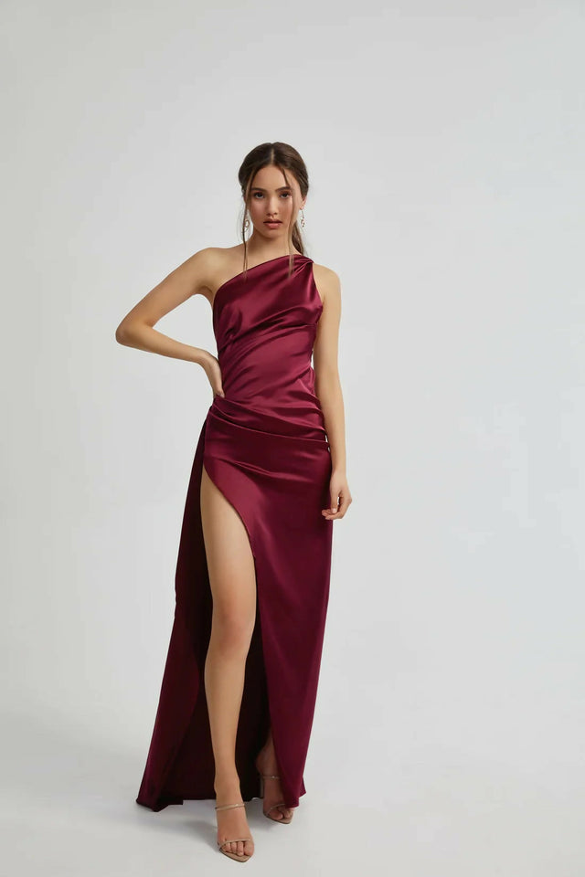 Lexi Samira Dress - Burgundy - 8 / Burgundy - Dresses