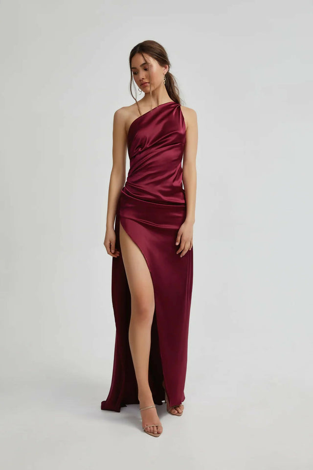 Lexi Samira Dress - Burgundy - 8 / Burgundy - Dresses