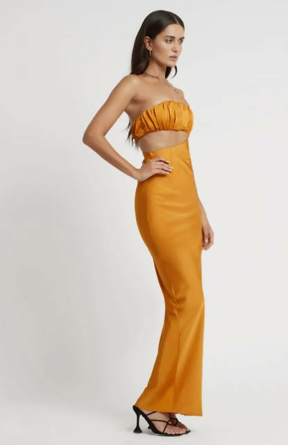 Lexi Tahlia Dress – Honey - 6 / Orange - Dresses