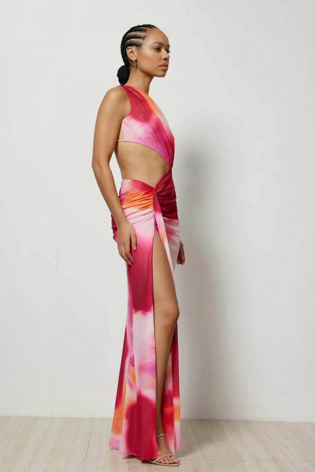 Lexi Zaniah Gown Fuchsia Liquify - 8 / Multi - Dresses