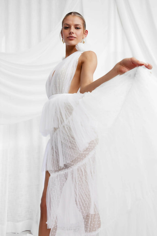 Lexi Zendaya Dress White Size 8 10 12 & 14 - Dresses
