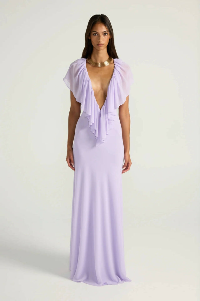 Ance Gria Clover Gown Dress Lavender Size XS / AU 6