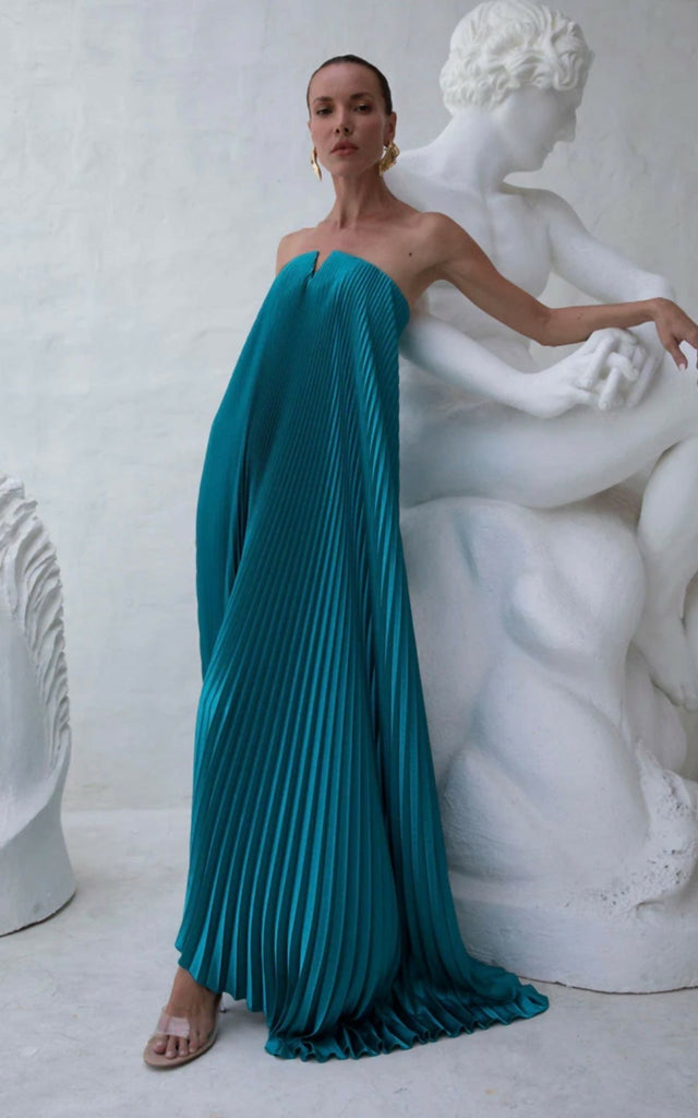 L’idee Black Tie Gown Jewel - 10 / Blue - Dresses