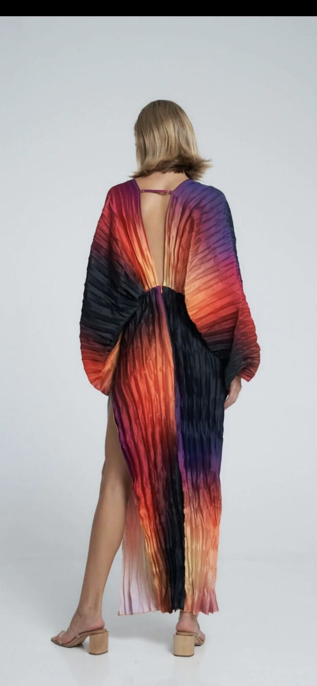 Lidee Deluxe Gown Fire Ombré - Dresses