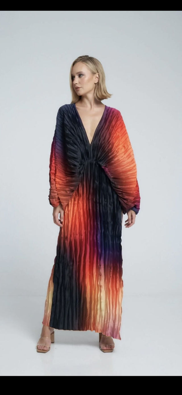 Lidee Deluxe Gown Fire Ombré - Dresses