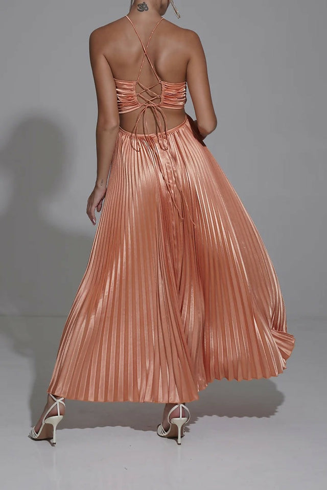 L’idee Jardin Gown - Valencia - 8 / Orange - Dresses