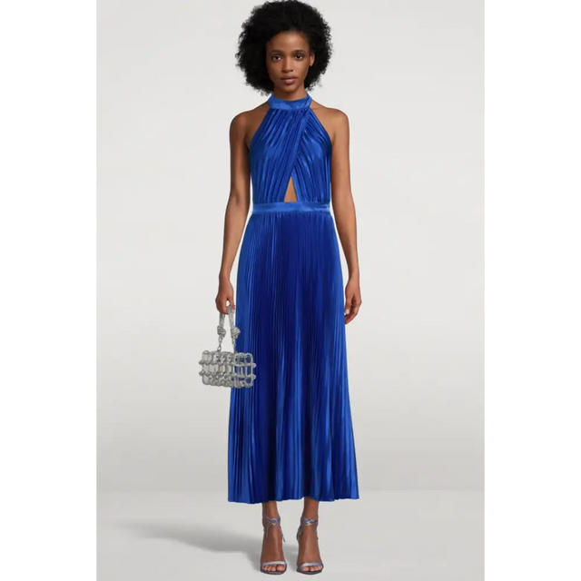 L'idée Renaissance Gown in Moroccan Blue 1