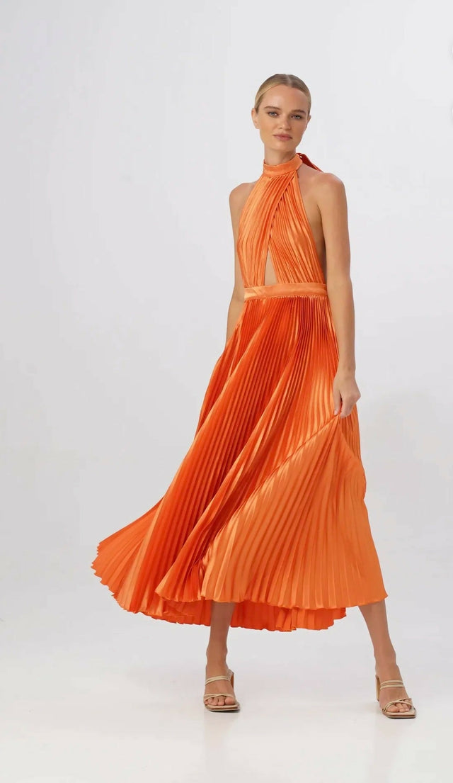 L’Idee Renaissance Gown Orange Size 8 - 8 / Orange - Dresses