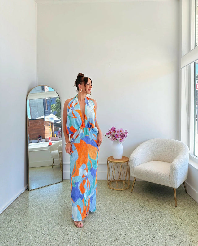 L’idee Riviera Sleeveless Gown - 10 / Multi - Dresses